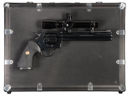 Colt Python Silhouette DA Revolver with Scope and Case