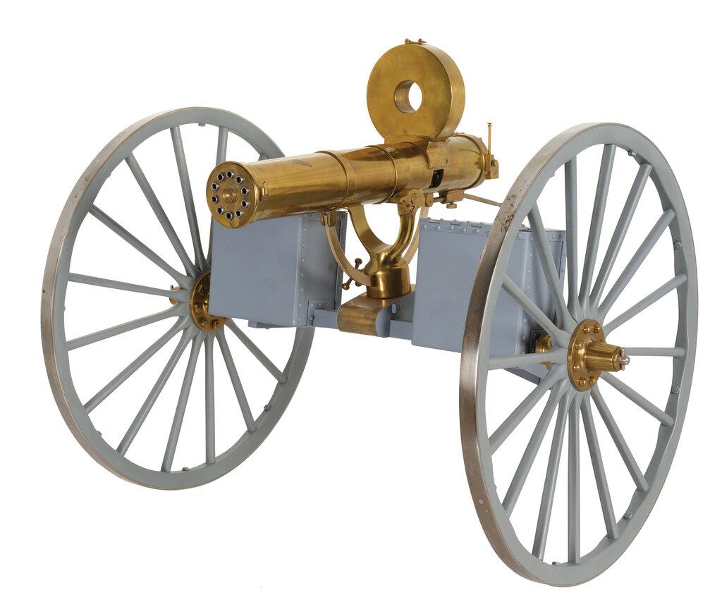 Furr/Kuhni 1/3 Scale Copy Model 1883 Gatling Gun with Carriage