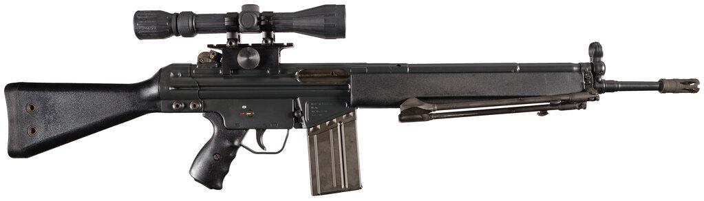 Pre-Ban Heckler & Koch HK91 Rifle with Scope