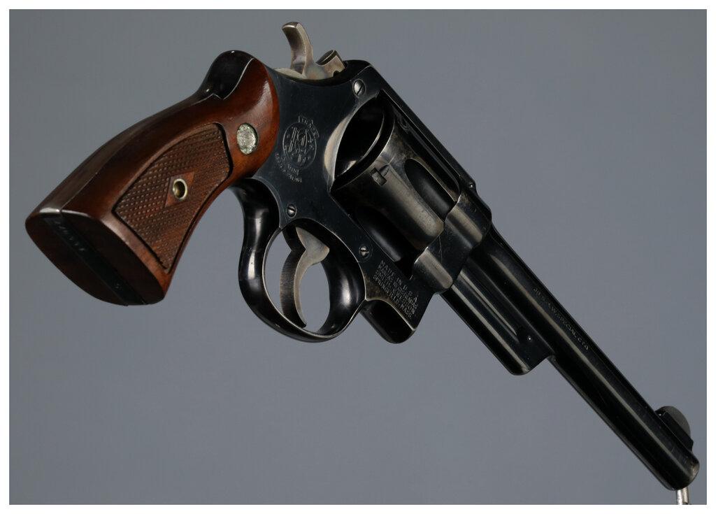 Smith & Wesson .38/44 Double Action Revolver with Box