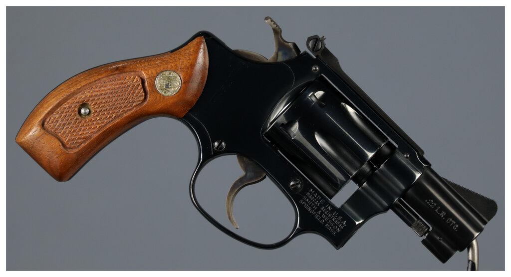 Smith & Wesson Model 34-1 Double Action Revolver with Box