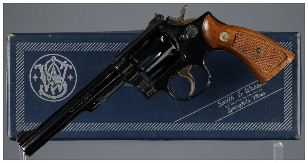 Smith & Wesson Model 17-4 Double Action Revolver with Box