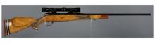 Weatherby Mark V Left Handed Bolt Action Rifle with Scope