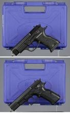 Two Sarsilmaz Semi-Automatic Pistols with Cases