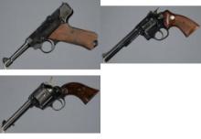 Three Rimfire Handguns