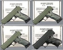 Four Hi Point Semi-Automatic Pistols with Boxes