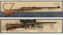 Two Bolt Action Rimfire Rifles with Boxes