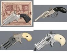 Four Derringer Pistols