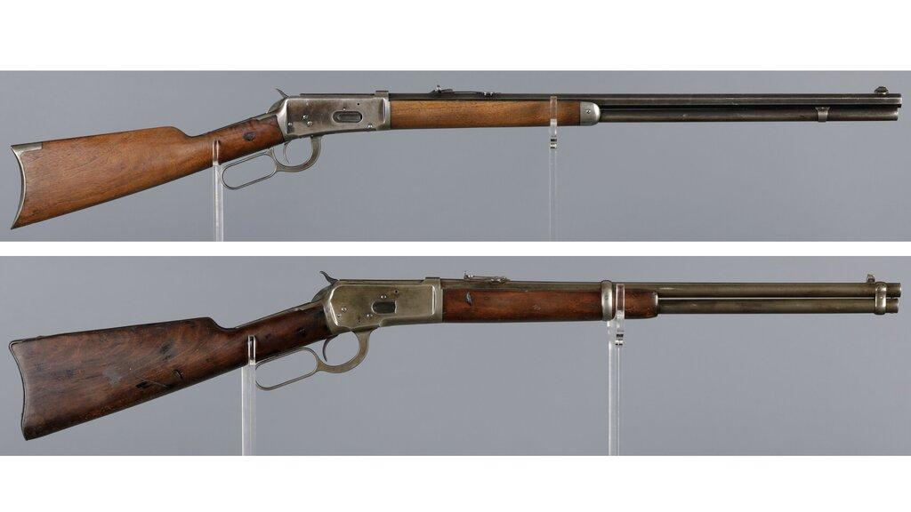 Two Winchester Lever Action Long Guns