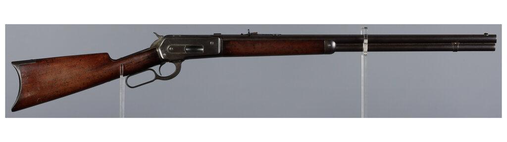 Antique Winchester Model 1886 Lever Action Rifle