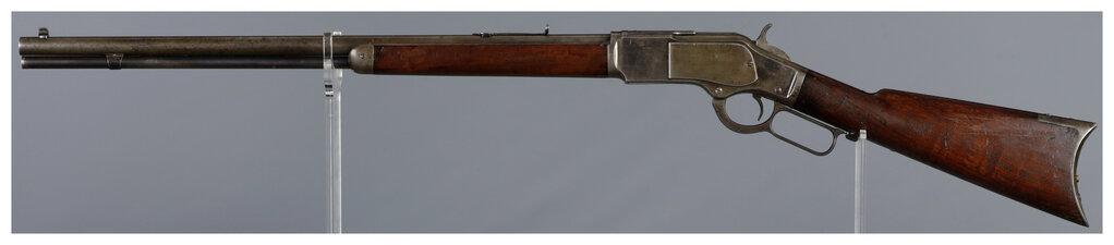 Antique Winchester Model 1873 Lever Action Rifle