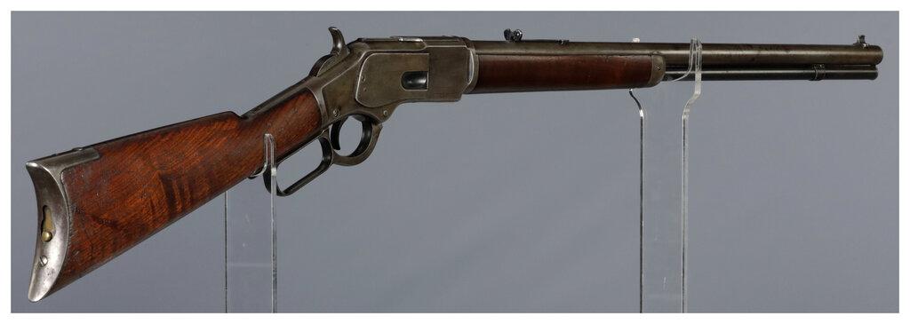 Antique Winchester Model 1873 Lever Action Rifle