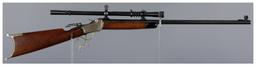 Two Winchester Model 1885 Falling Block Rifles