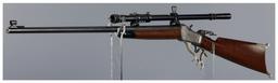 Two Winchester Model 1885 Falling Block Rifles