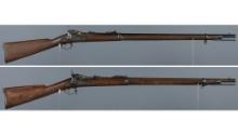 Two U.S. Springfield Trapdoor Rifles