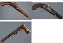 Three Muzzleloading Pistols