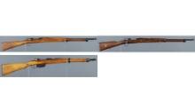 Three European Military Bolt Action Rifles