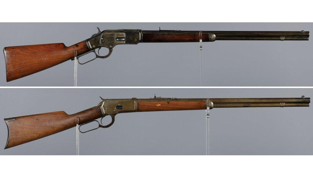 Two Winchester Lever Action Rifles