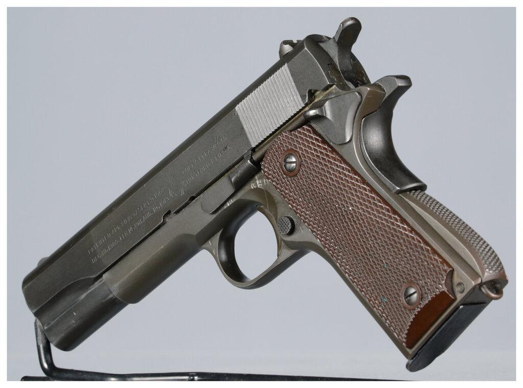 World War II U.S. Colt M1911A1 Pistol with Accessories