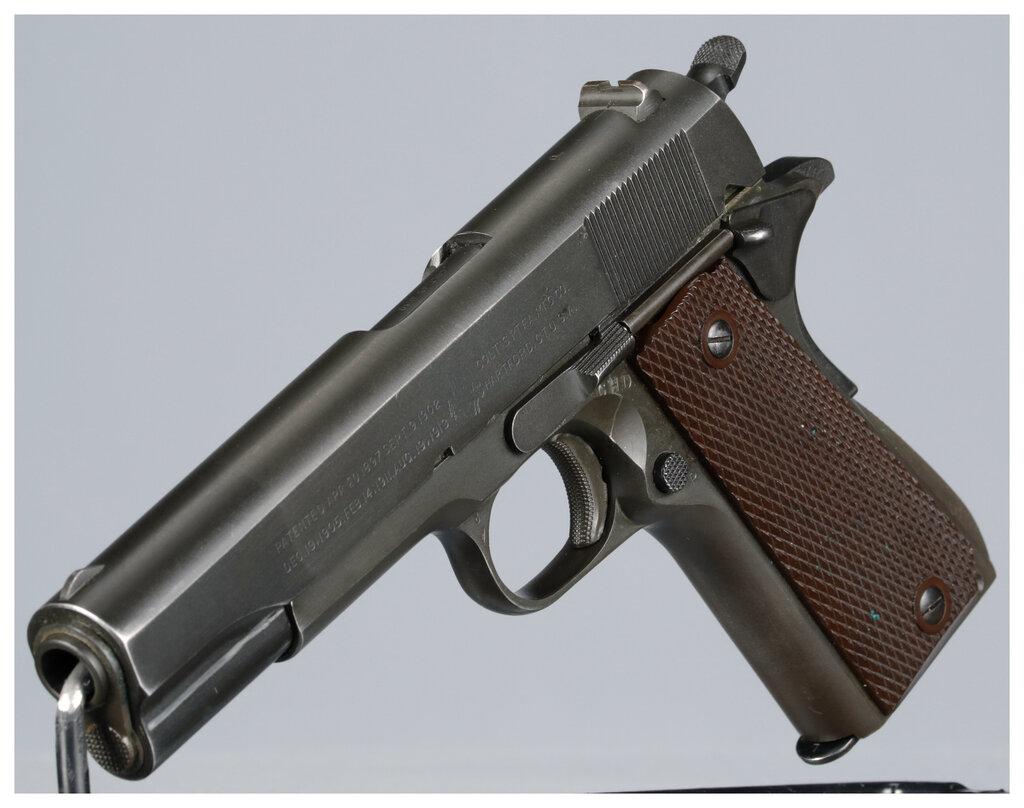 World War II U.S. Colt M1911A1 Pistol with Accessories