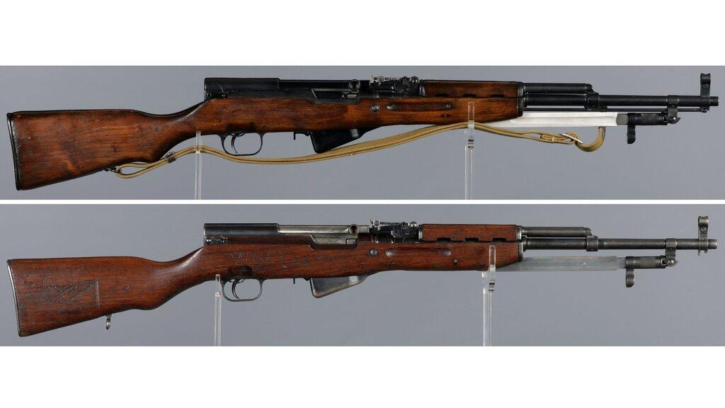 Two SKS Semi-Automatic Rifles