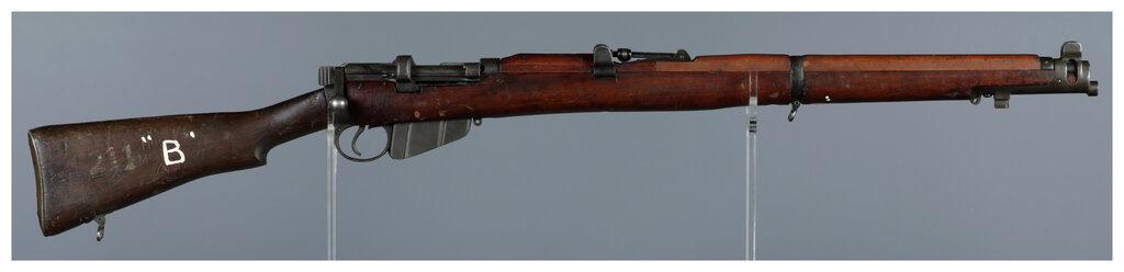 Three British SMLE Bolt Action Rifles