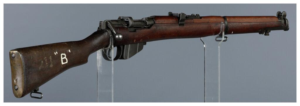Three British SMLE Bolt Action Rifles