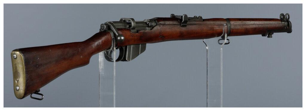 Three British SMLE Bolt Action Rifles
