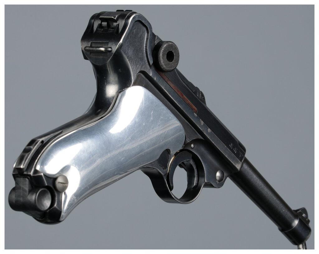German Mauser "byf" Code "42" Dated P.08 Luger Pistol