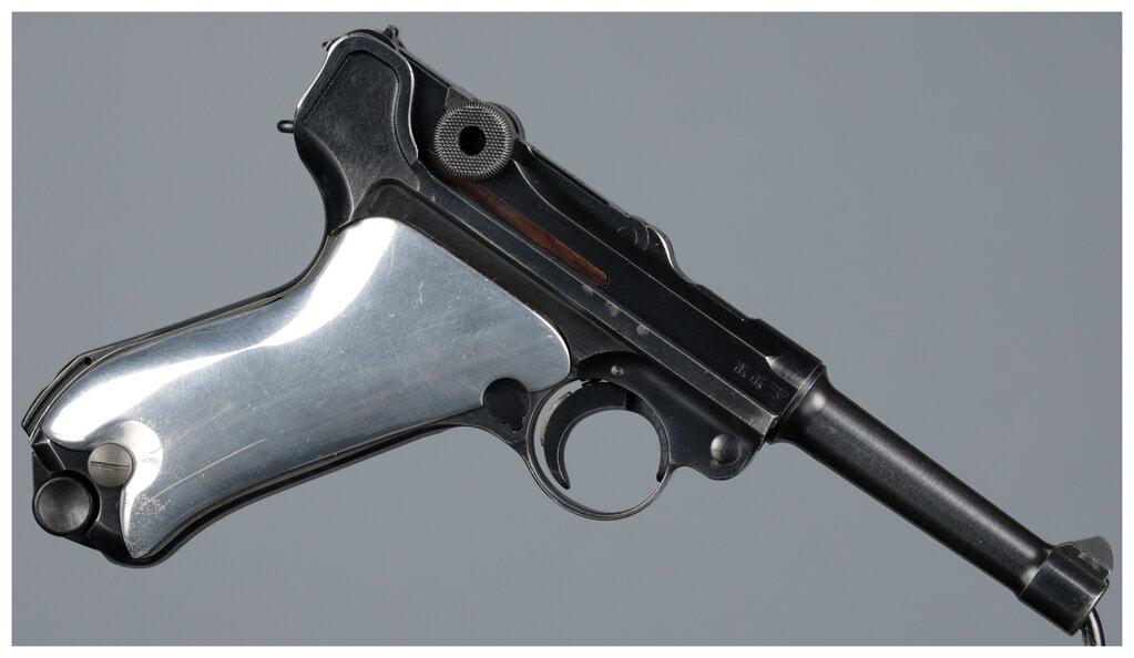 German Mauser "byf" Code "42" Dated P.08 Luger Pistol