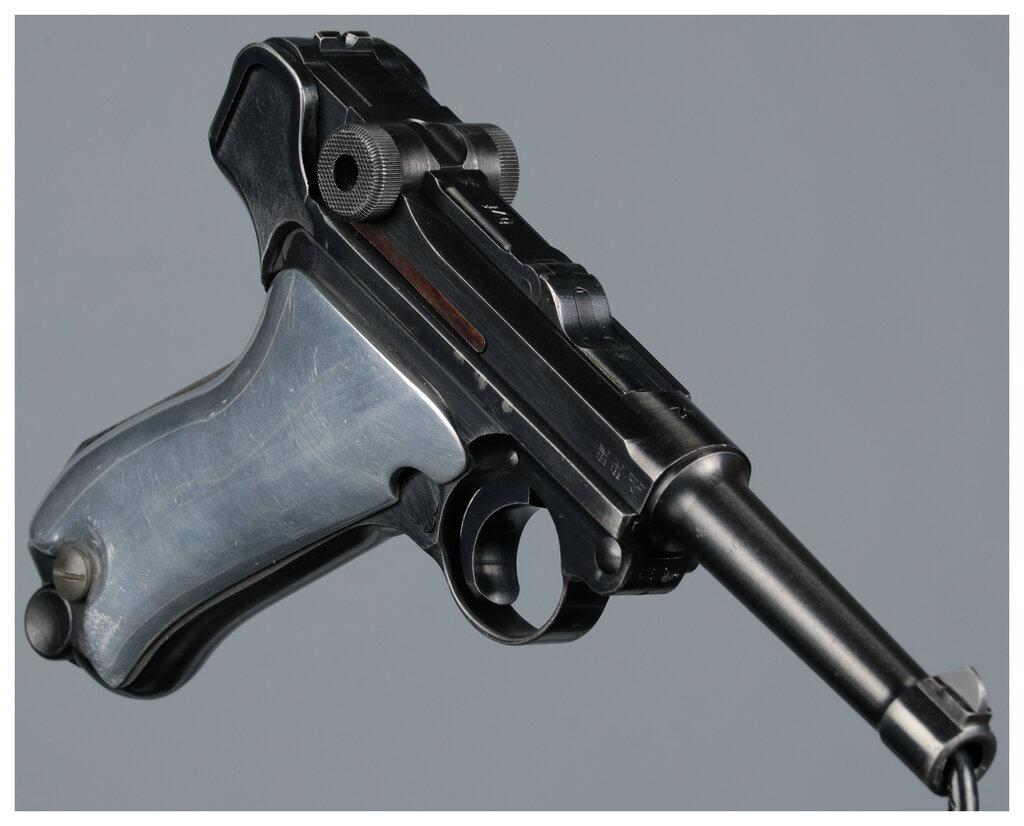 German Mauser "byf" Code "42" Dated P.08 Luger Pistol