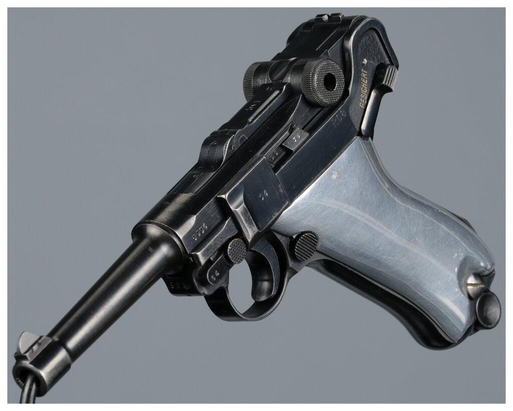 German Mauser "byf" Code "42" Dated P.08 Luger Pistol