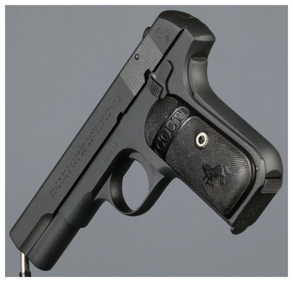 Two Colt Pocket Hammerless Pistols