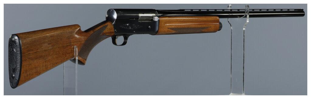 Two Belgian Browning Auto-5 Semi-Automatic Shotguns