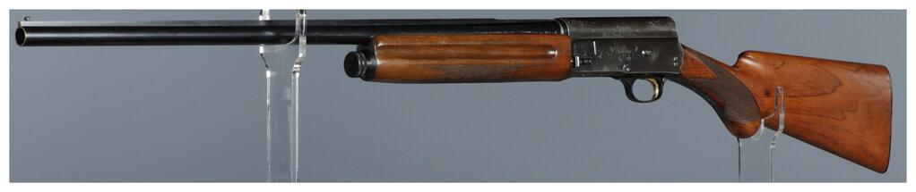 Two Belgian Browning Auto-5 Semi-Automatic Shotguns