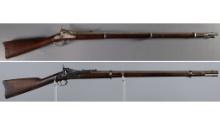 Two U.S. Springfield Trapdoor Rifles