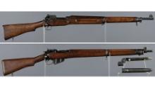 Two British Military Bolt Action Rifles