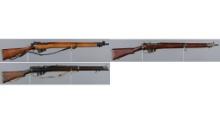 Three SMLE Pattern Bolt Action Rifles
