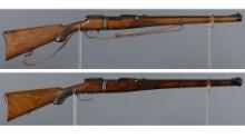 Two Steyr Mannlicher-Schoenauer Bolt Action Carbines