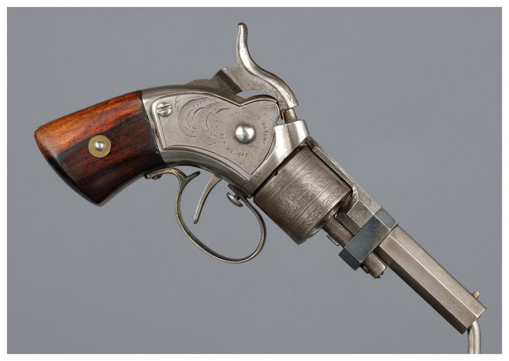 Two Massachusetts Arms Co. Maynard Primed Percussion Revolvers