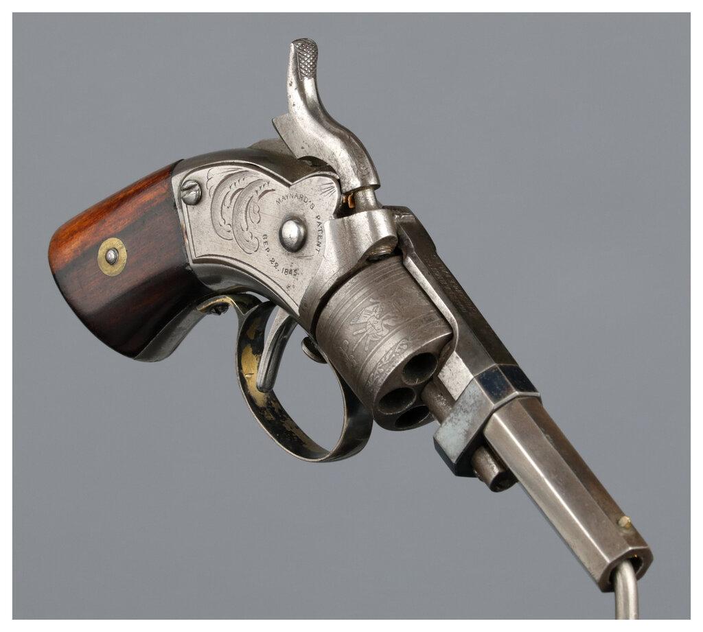 Two Massachusetts Arms Co. Maynard Primed Percussion Revolvers
