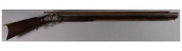 Heavy Barrel Flintlock Target Rifle with Tube Sight