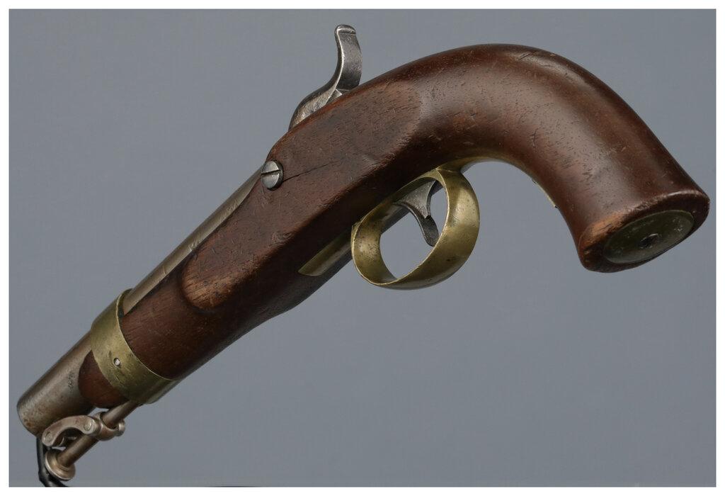 Pair of "Boxlock" Navy Model 1842 Percussion Pistols