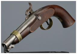 Pair of "Boxlock" Navy Model 1842 Percussion Pistols