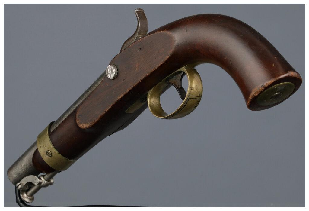 Pair of "Boxlock" Navy Model 1842 Percussion Pistols