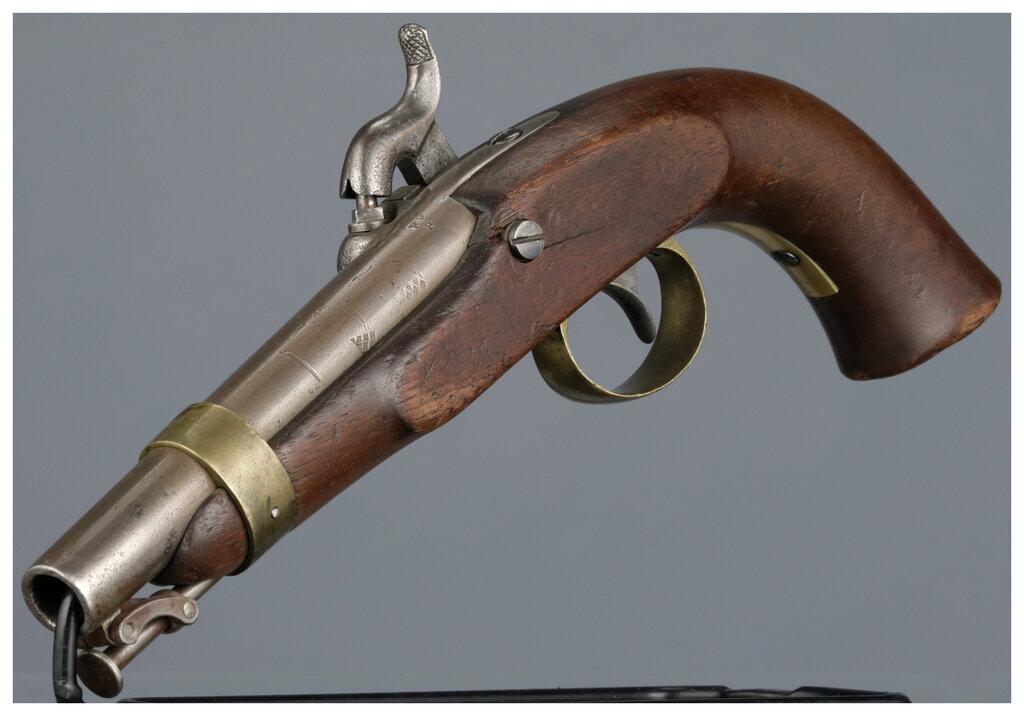 Pair of "Boxlock" Navy Model 1842 Percussion Pistols