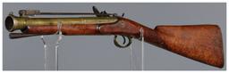 R. Hollis Flintlock Blunderbuss with Bayonet