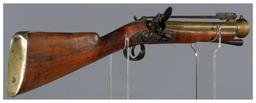 R. Hollis Flintlock Blunderbuss with Bayonet