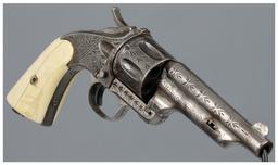 Engraved Merwin, Hulbert & Co Large Frame Single Action Revolver