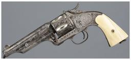 Engraved Merwin, Hulbert & Co Large Frame Single Action Revolver